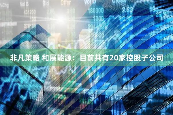 非凡策略 和展能源：目前共有20家控股子公司