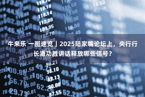 牛来乐 一图速览｜2025陆家嘴论坛上，央行行长潘功胜讲话释放哪些信号？