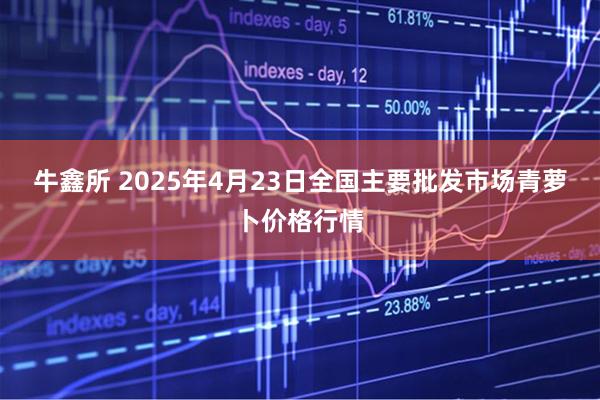 牛鑫所 2025年4月23日全国主要批发市场青萝卜价格行情