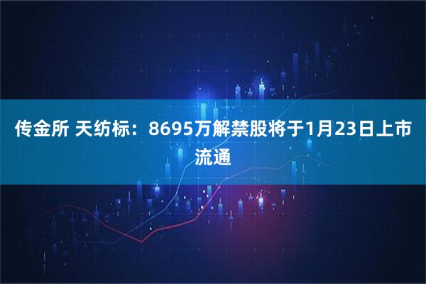 传金所 天纺标：8695万解禁股将于1月23日上市流通